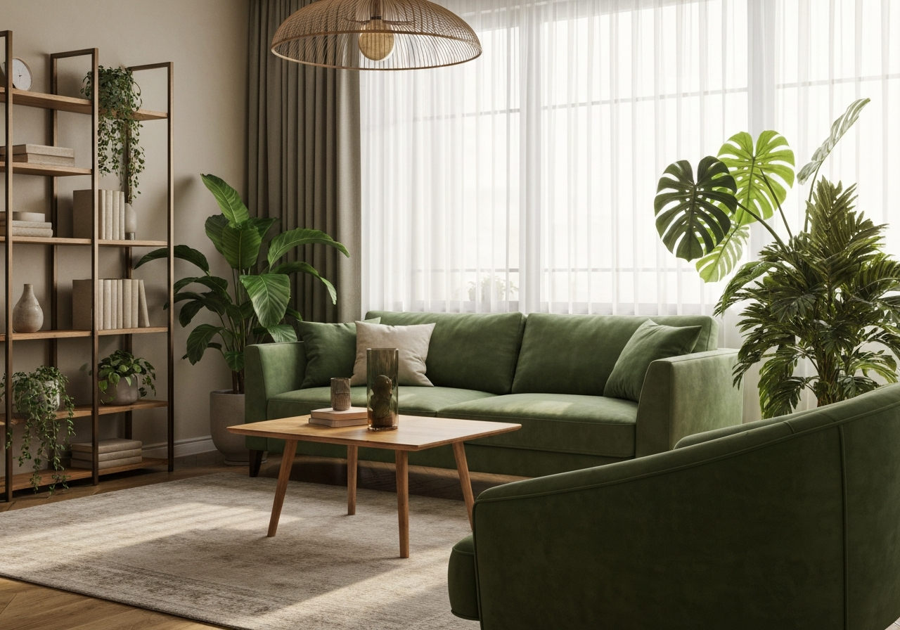 Kombinace barev se zelenou: Inspirace pro váš interiér